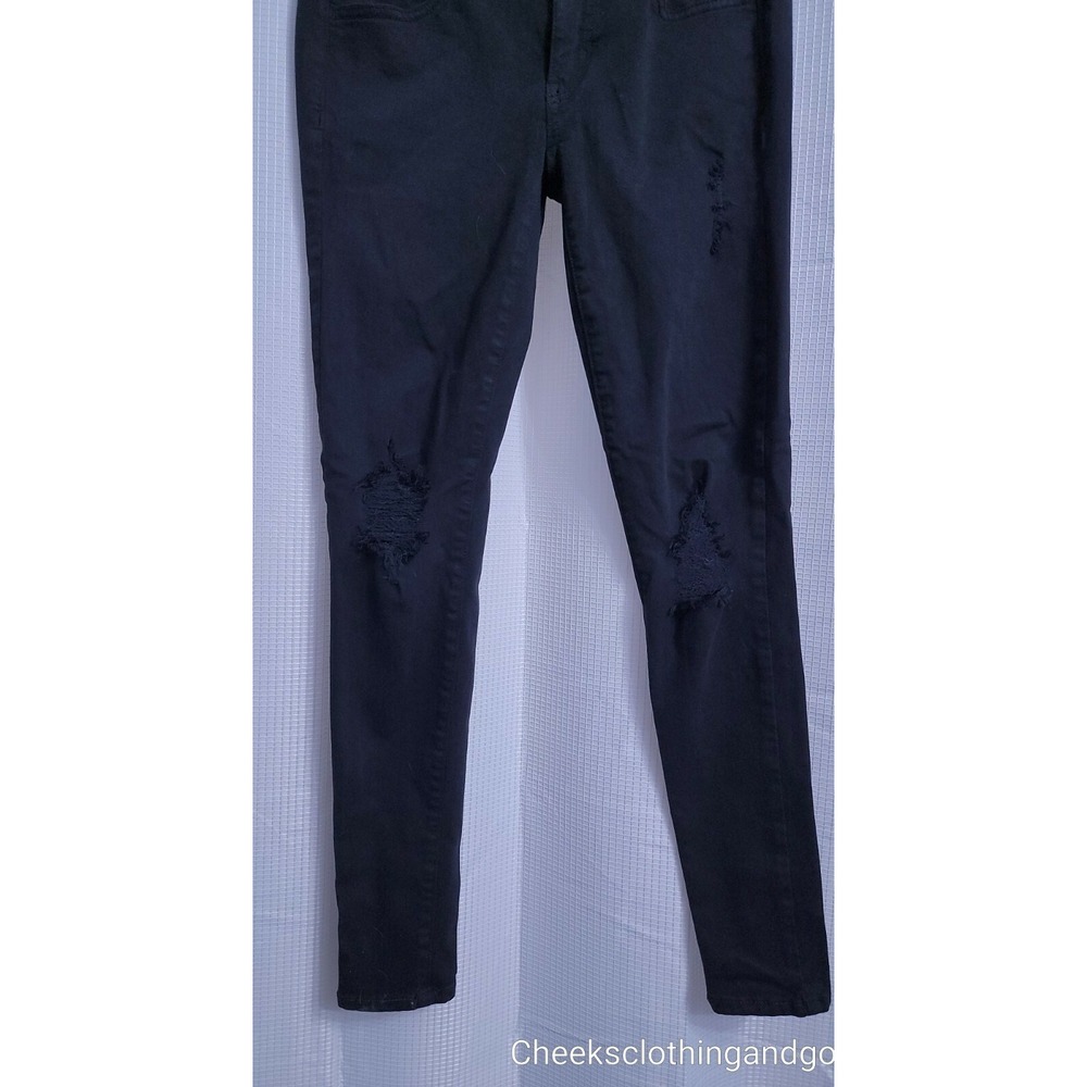 American Eagle Black Jegging Super Stretch Jeans Women's Size 2 Regular - Picture 3 of 8
